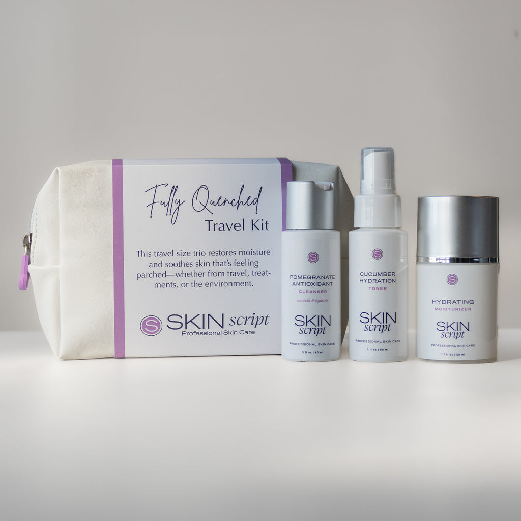 Skin Script| Fully Quenched Travel Kit