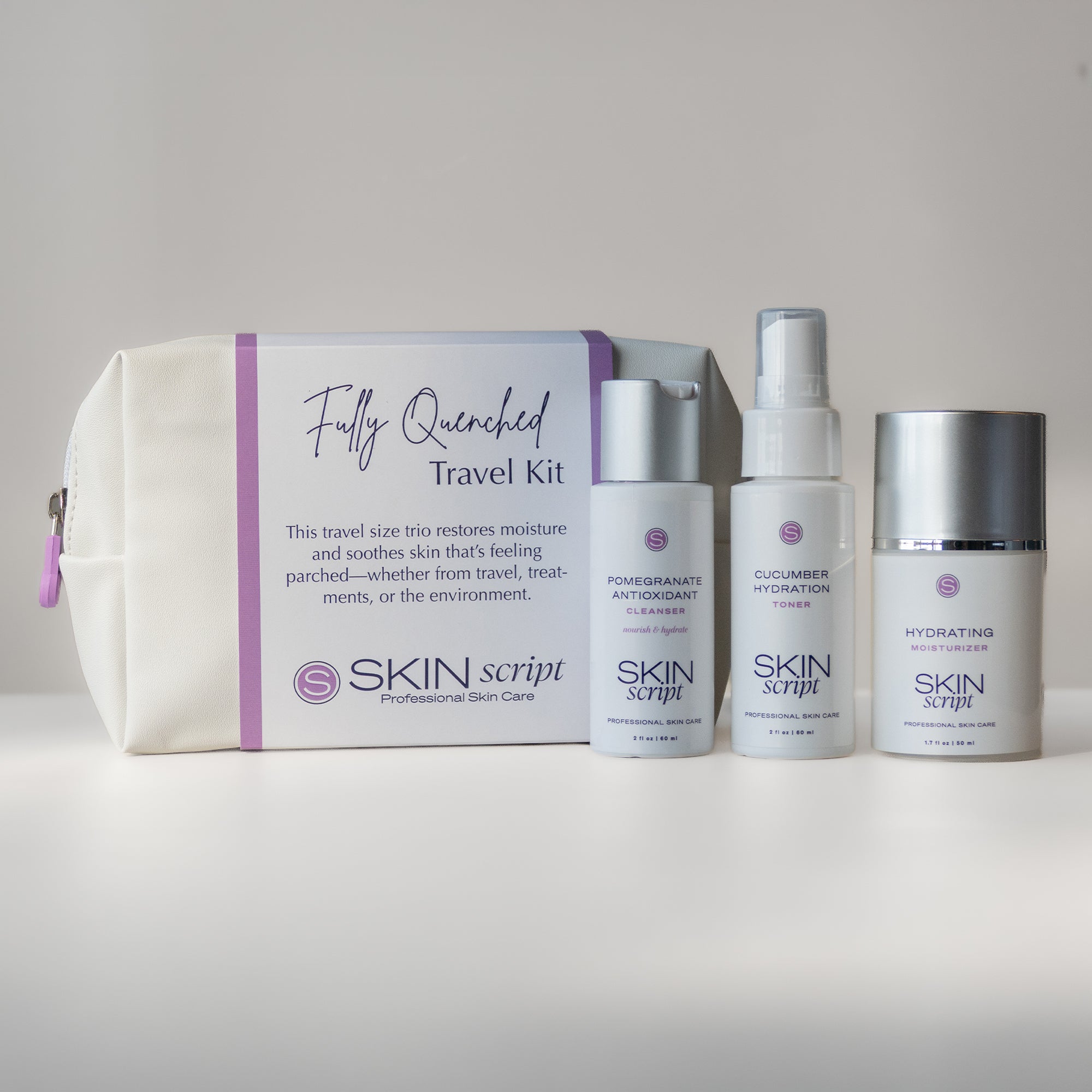 Skin Script| Fully Quenched Travel Kit