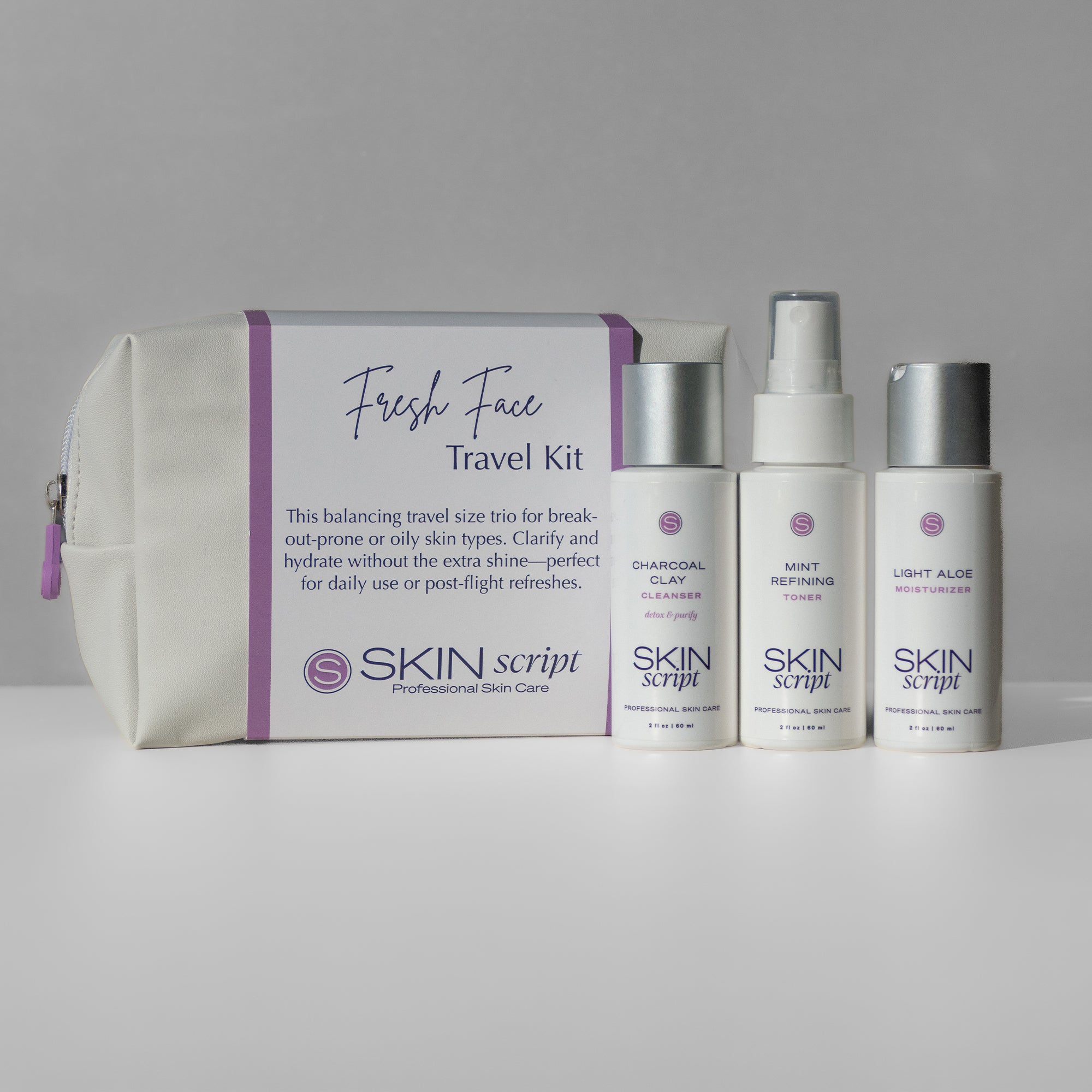 Skin Script| Fresh Face Travel Kit