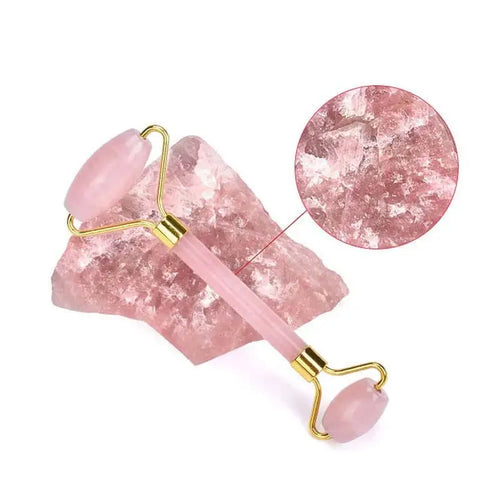 Rose Quartz| Face Roller and Gua Sha Set