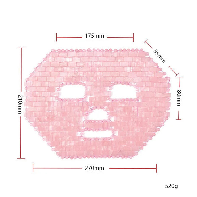 Rose Quartz| Natural Crystal Face Mask