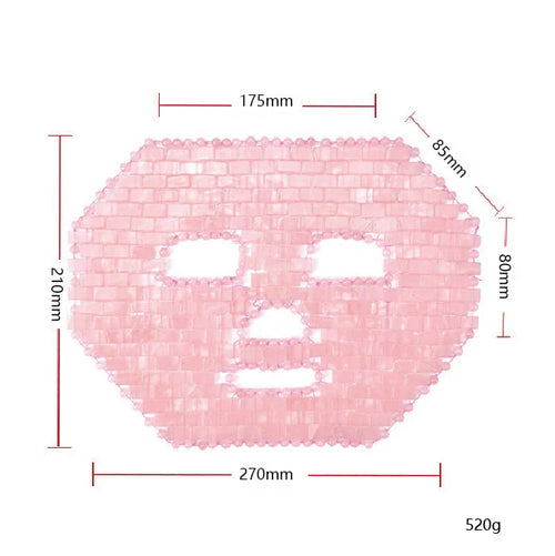 Rose Quartz| Natural Crystal Face Mask
