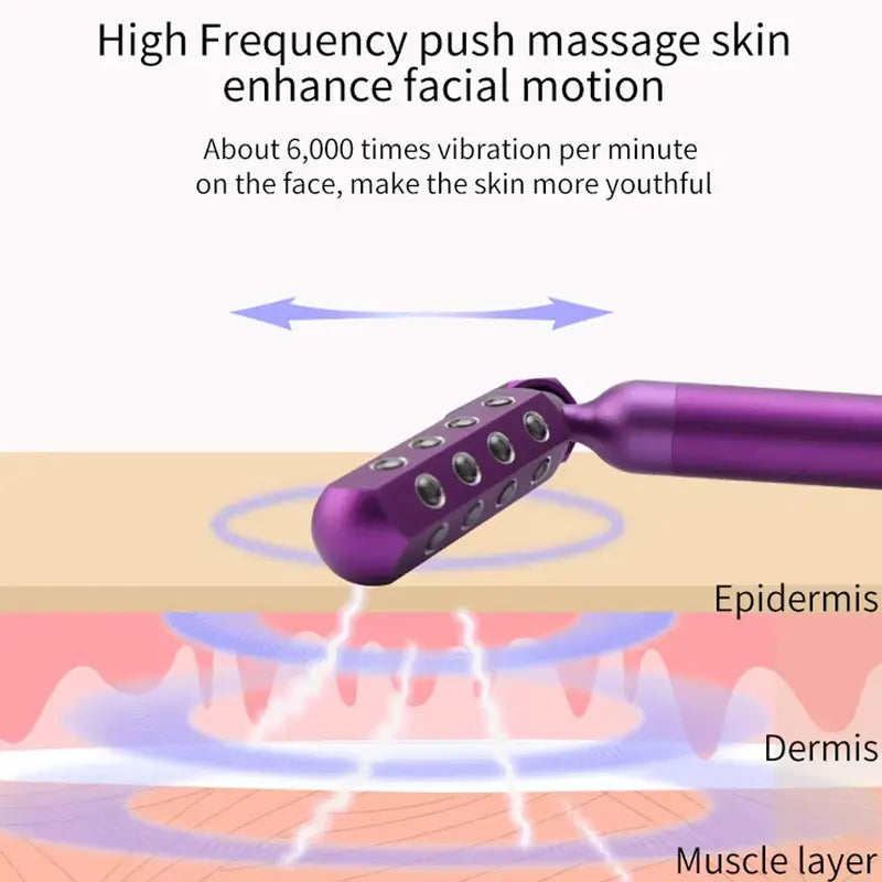 Y-Shape Germanium Stone Vibration Body Slimming Massage Roller